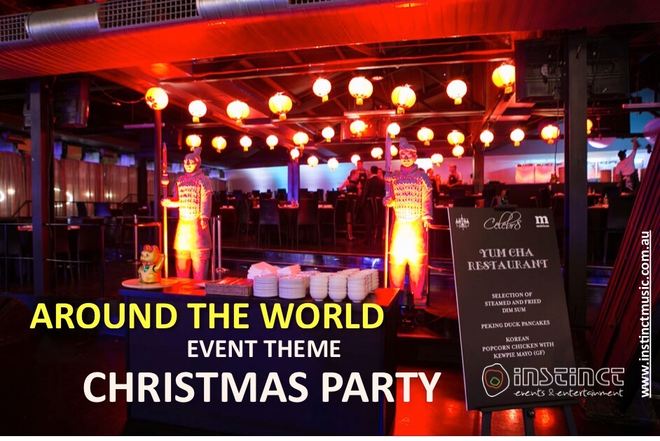 Around the World Event Theme Christmas Party - Instinct Music