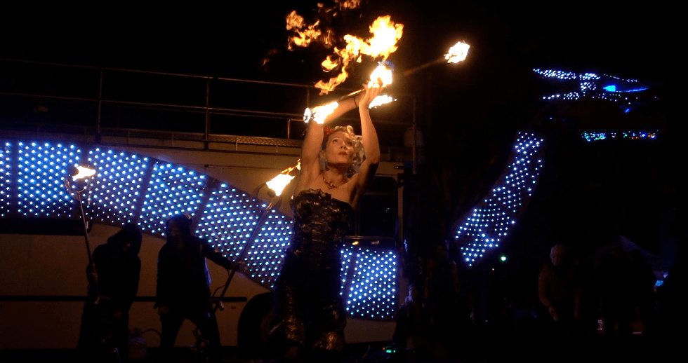 Fire Acro show