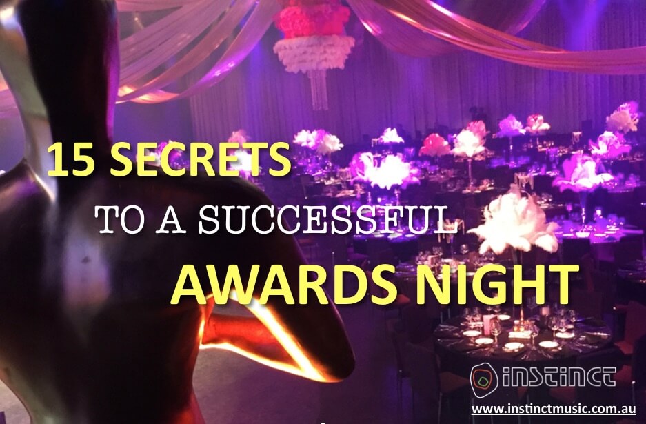 15 secrets to successful awards nights