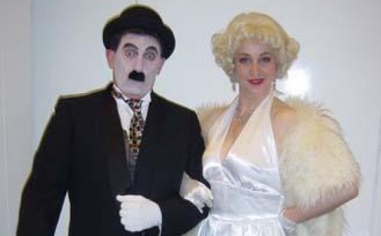 Marilyn and Charlie Chaplin