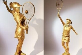 Tennis Statue