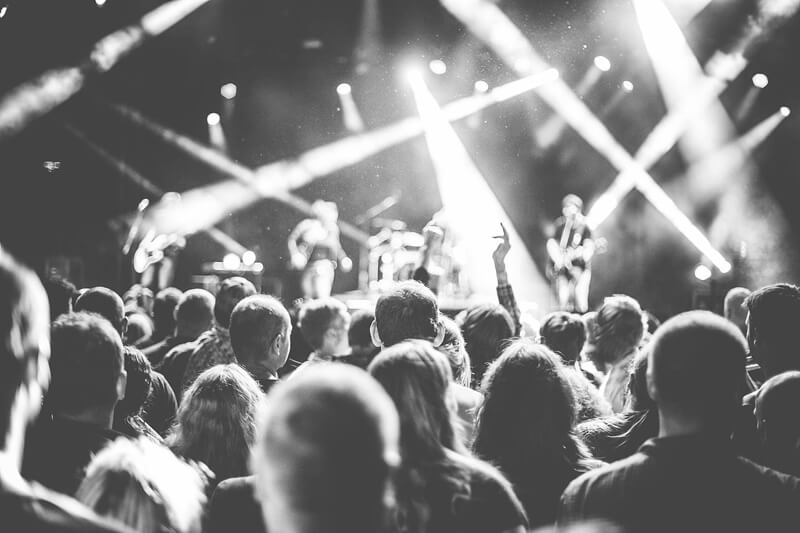 crowd-black and white-concert-small