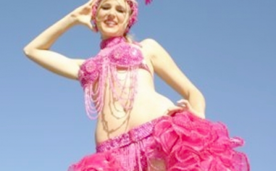 Pink Calypso Showgirl – Stilts