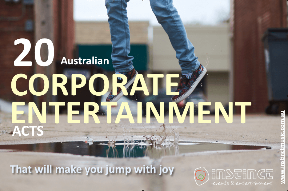 20 Australian Corporate Entertainment Acts