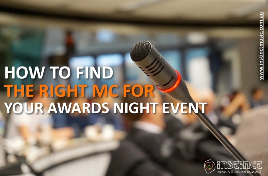 how to find the right mc for your awards night event