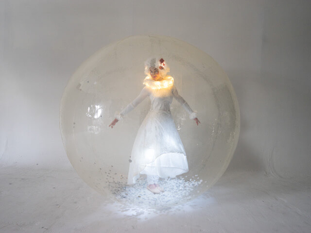 Ballerina in a Bubble