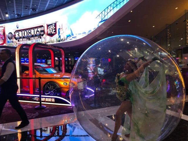 Ballerina in a Bubble
