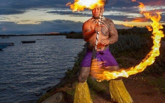 Polynesian Fire Dancers
