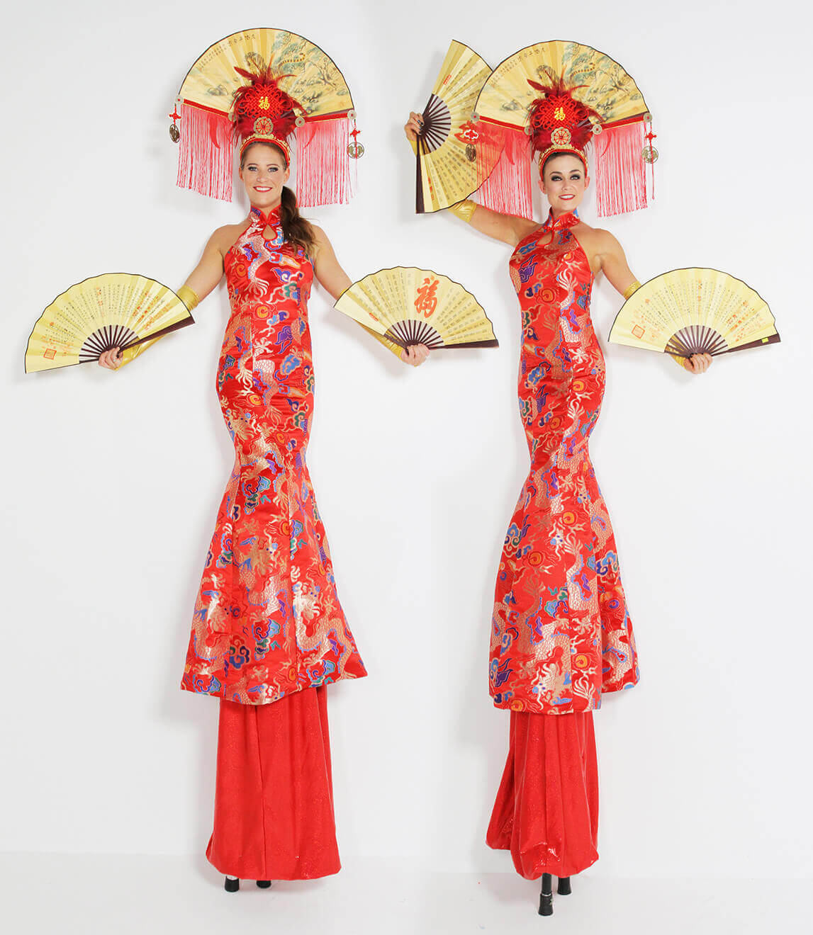 China Doll Stilt Walkers