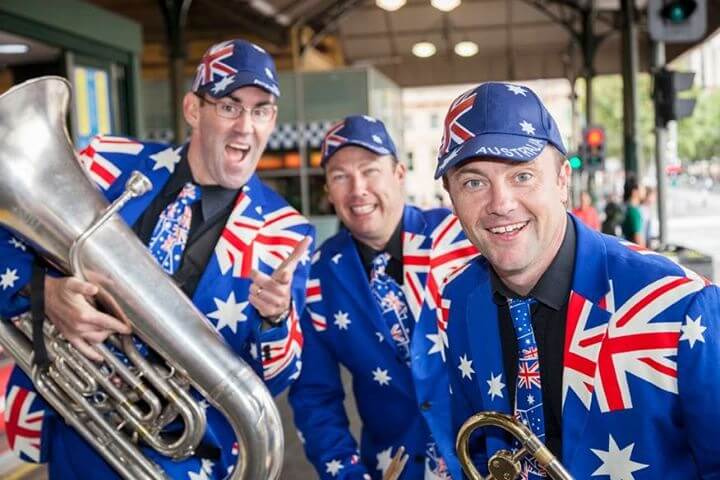 Ausie Flag Suit Band
