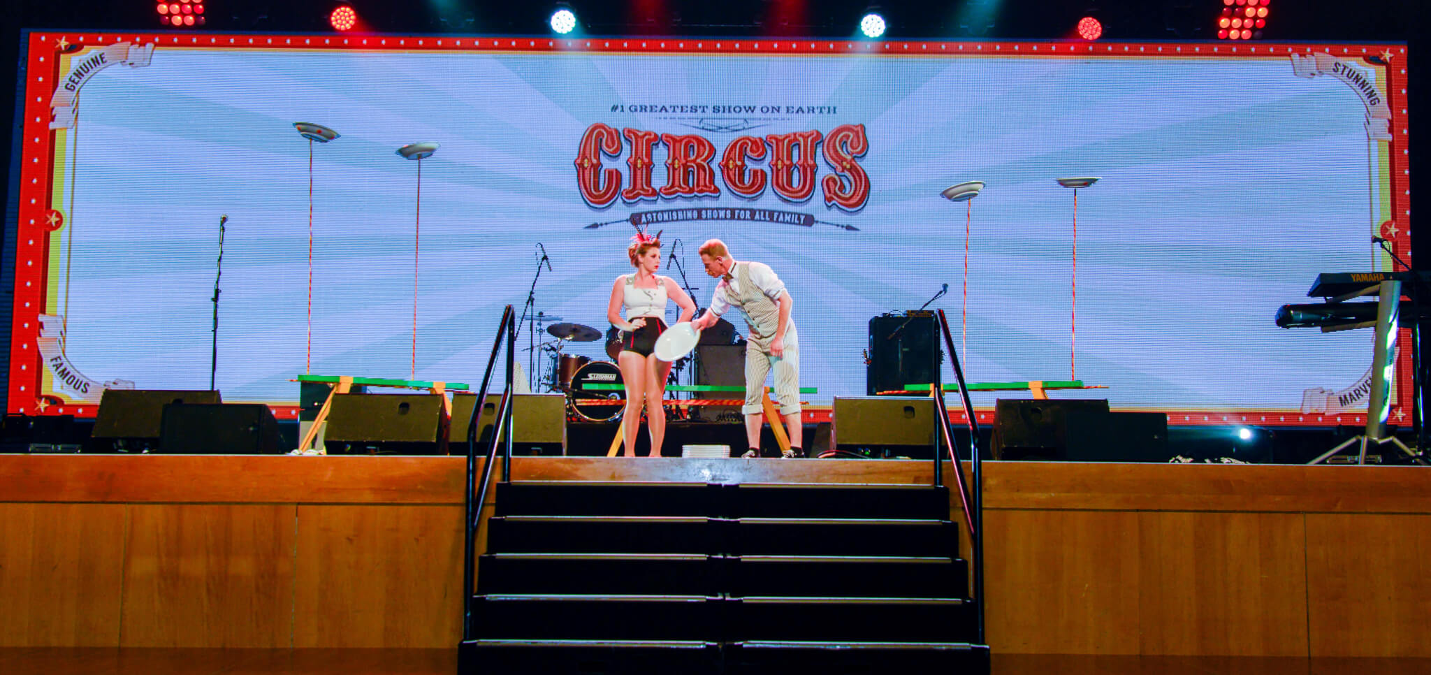 George & Lil | Vintage Circus Event Theme