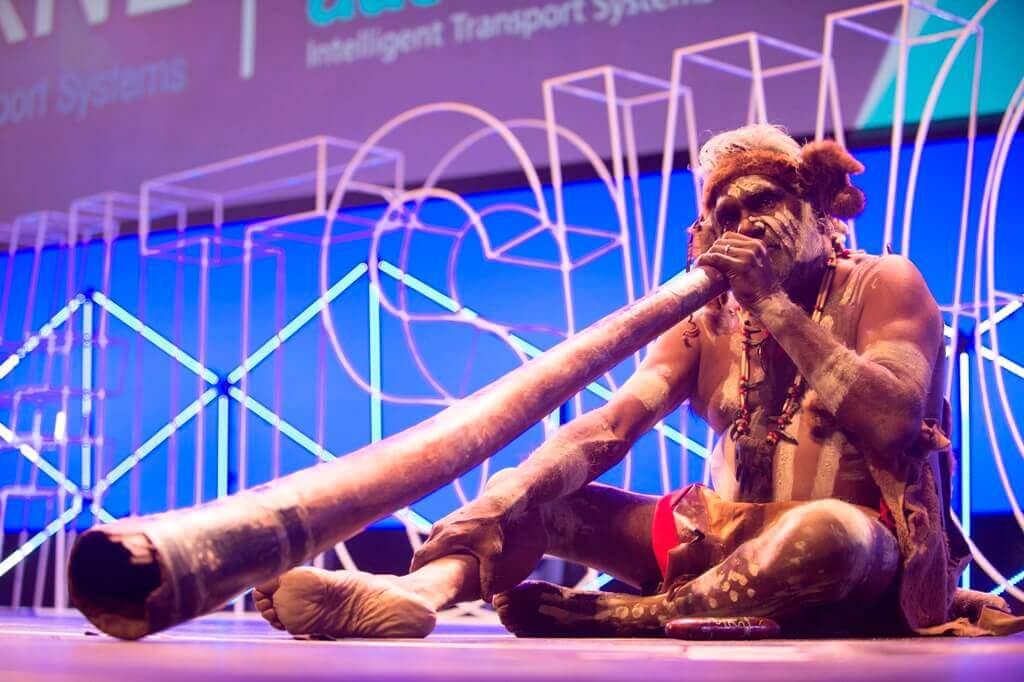 aboriginal entertainment for NAIDOC WEEK- digeridoo player