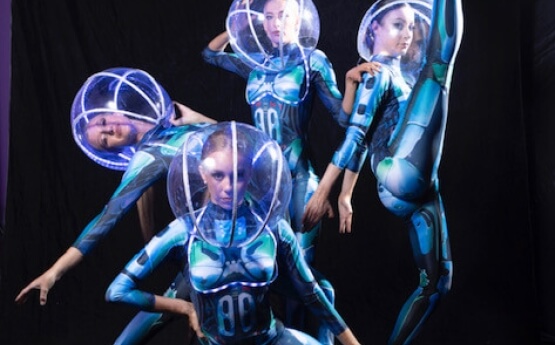 Sphere Girls Shark Fin Robots